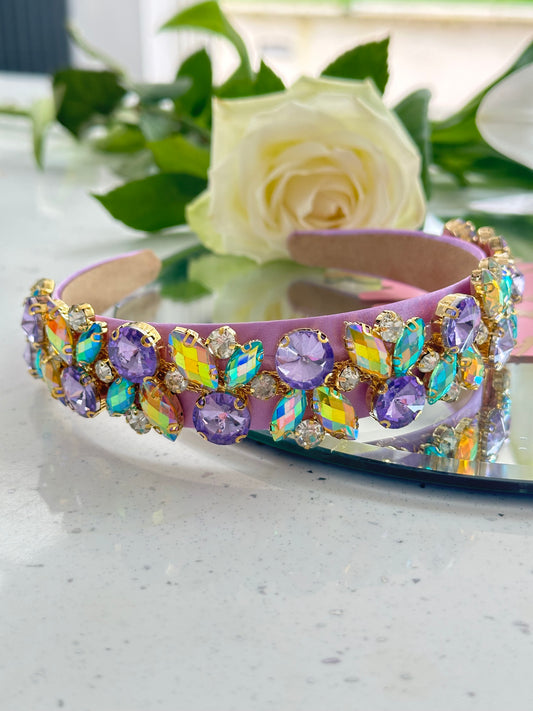 Celestial lilac hairband