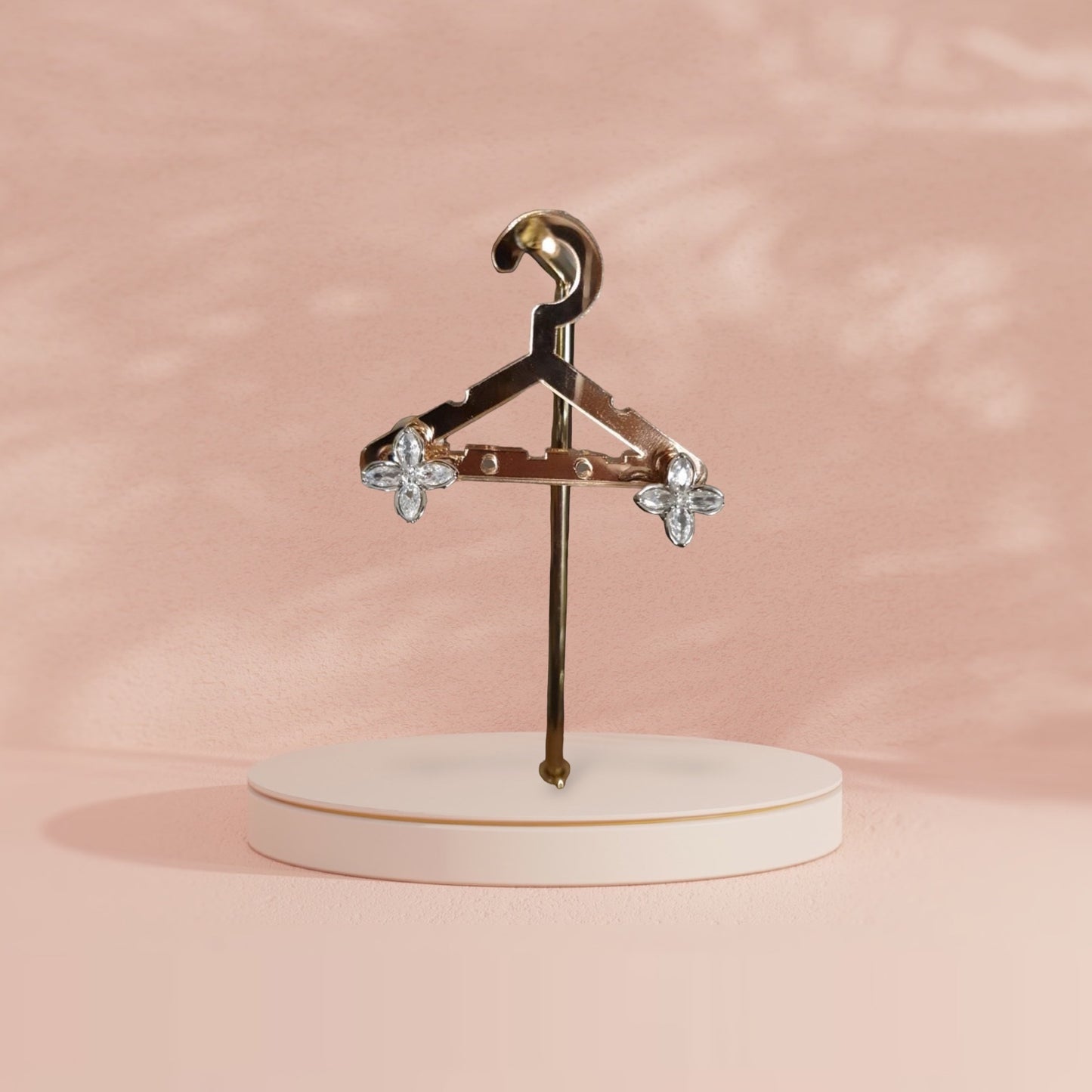 Clip On Clover Earrings Silver