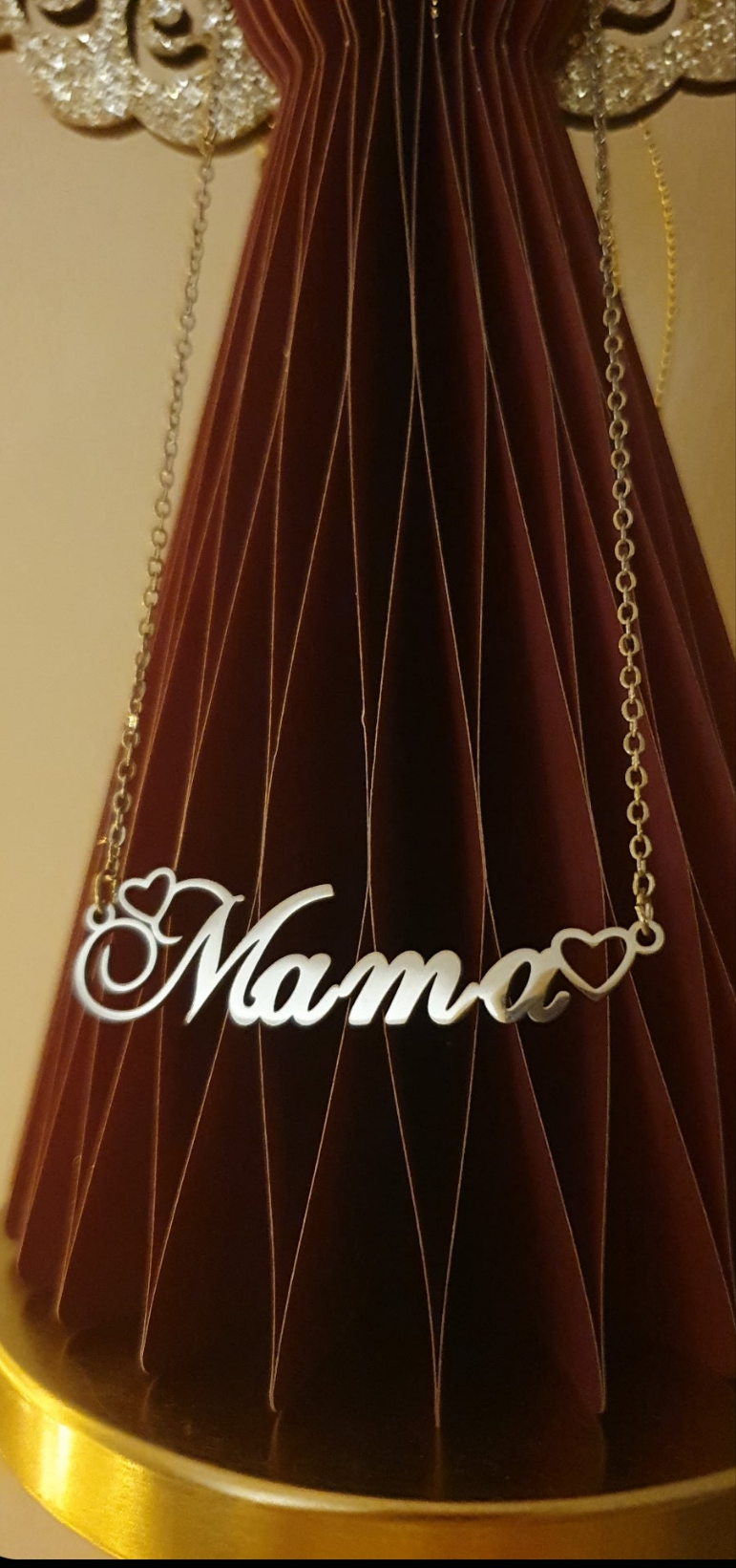 Mama Silver Necklace