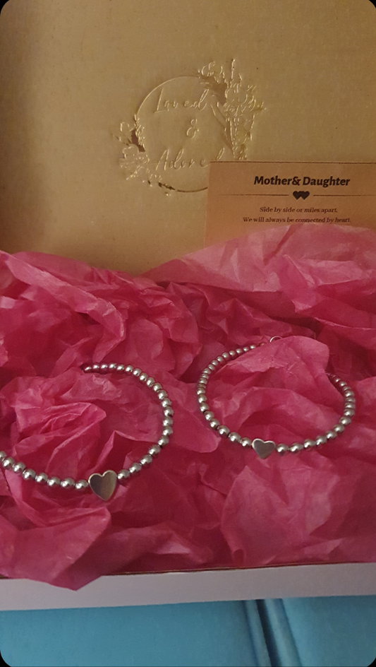 Mother & Daughter Bracelet Set