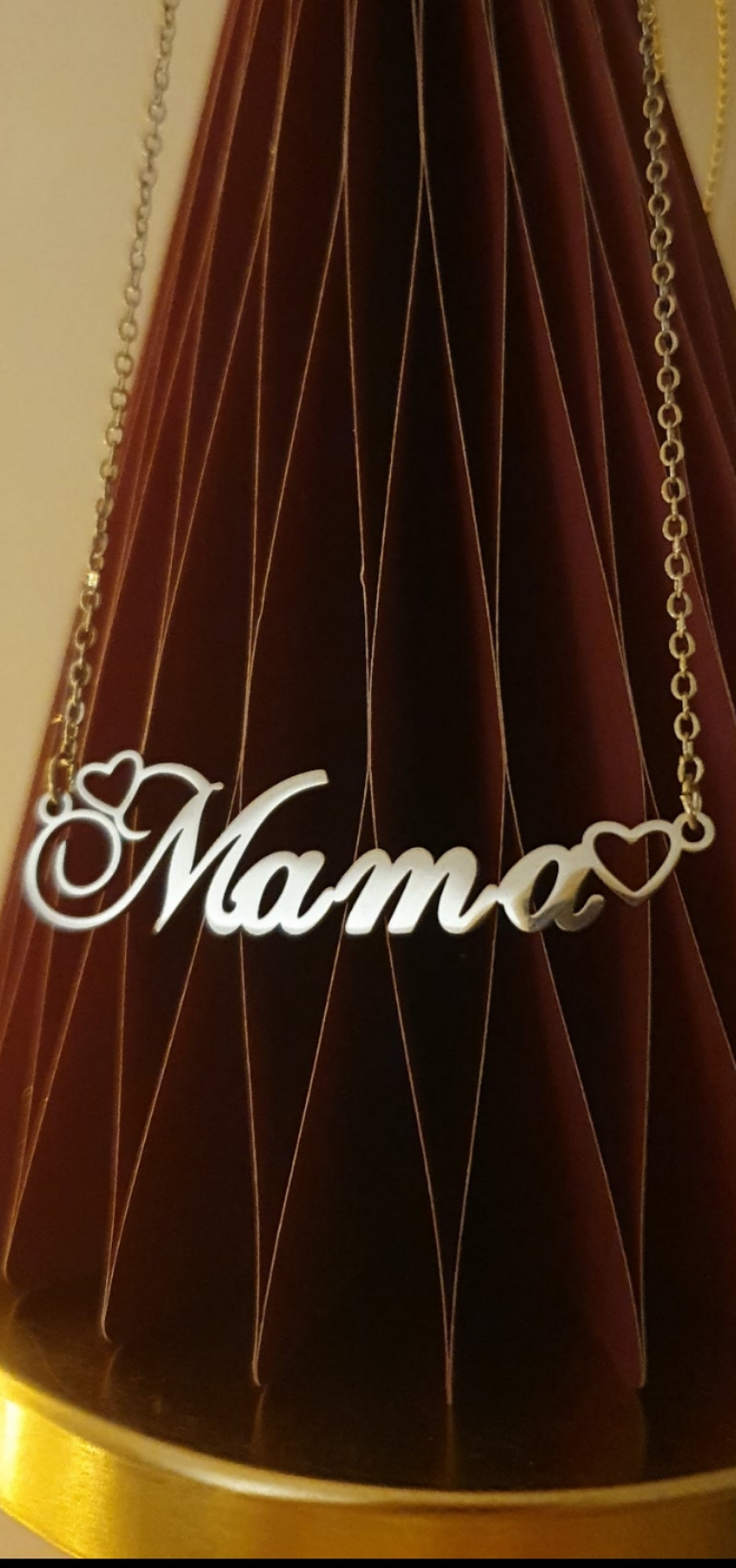 Mama Silver Necklace