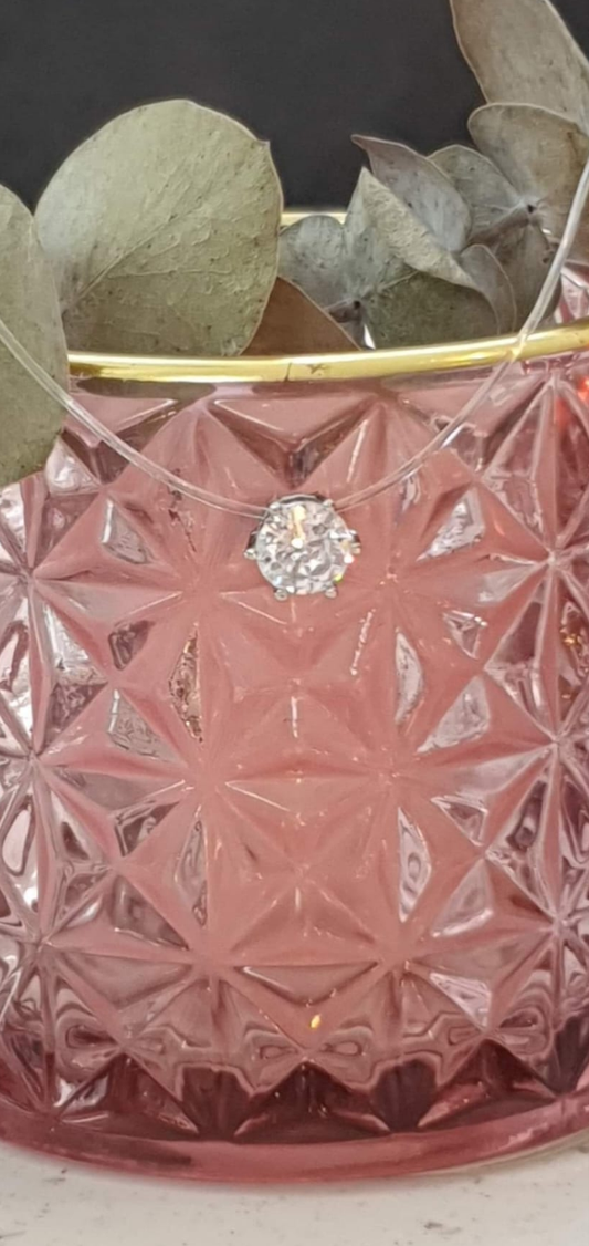 Round Floating Diamond