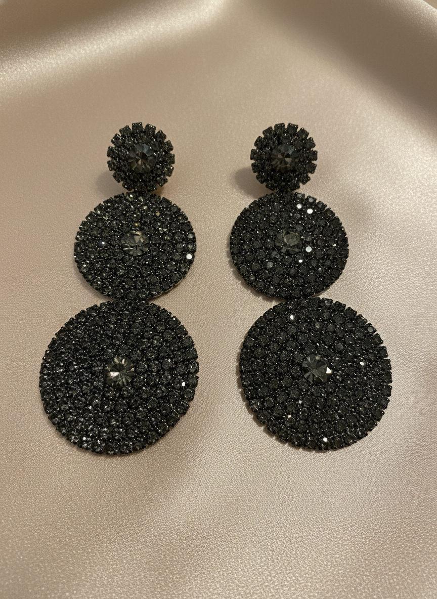 Sassy Earrings Black Onyx