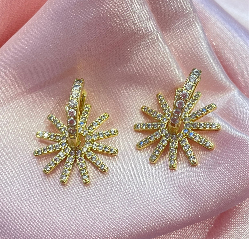 Sunburst earrings on sale