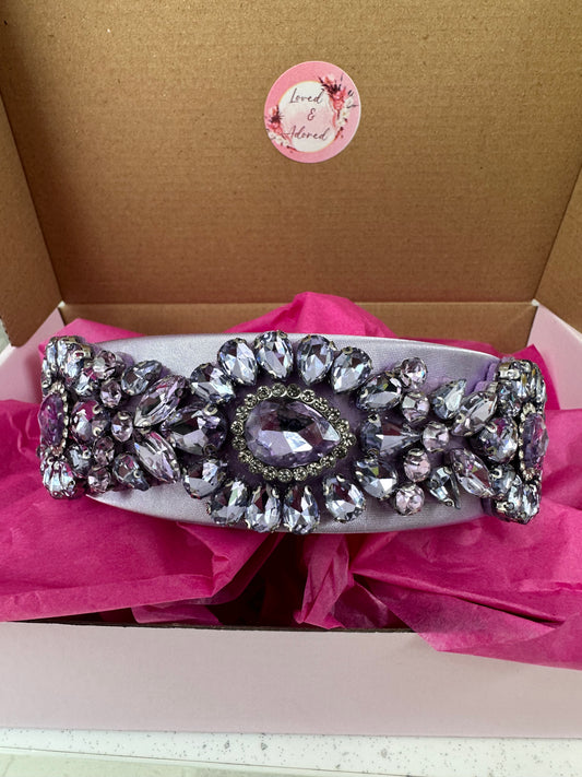 Celestial lilac hairband